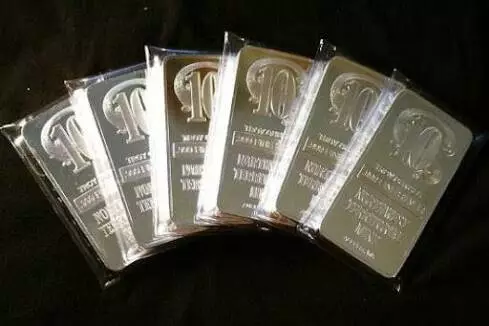 10 ounce silver bars